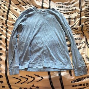 Old Navy Heather Blue Cotton Shirt